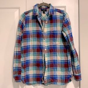 Jcrew Flannel Shirt Size 8